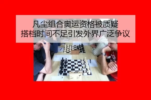 凡尘组合奥运资格被质疑 搭档时间不足引发外界广泛争议